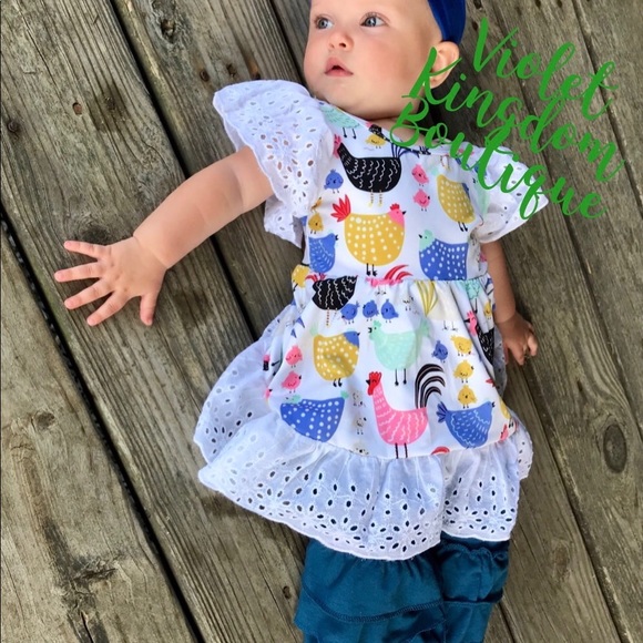 Chicken Ruffle Boutique Set - Picture 2 of 2